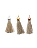 Quaste 5x20 mm mit Abschlusskappe Silber 925 3 Stk. / Pack & Silber 925 1 Mikron vergoldet 2 Stk./ Pack - Shanti Enterprise AG