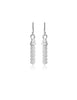 Quasten Ohrhänger 24x6 mm Ankerkette mit verzierter Kappe Silber 925 - Shanti Enterprise AG