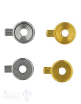 Quetschperlen, Stahl  mit Stift Stopper 10 Stk. / Pack