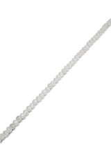Regenbogen-Mondstein Strang weiss transparent facettiert Kugeln 4 mm AAAA  (rund 4.0-4.2 mm)