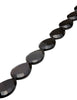 Regenbogen-Obsidian schwarz eckig facettiert Tropfen 34x25 mm AAA Diagonalschliff - Shanti Enterprise AG