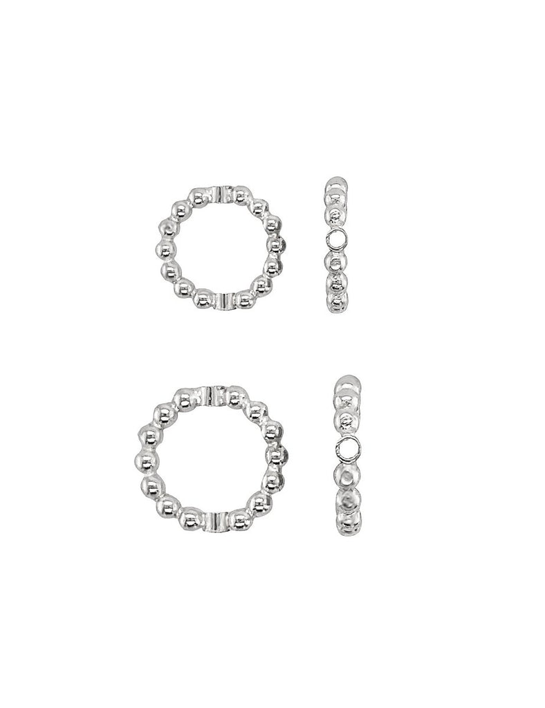 Ring gepunktet hell Silber 925 - Shanti Enterprise AG