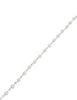 Rosenkranzkette Chalcedon weiss 4 mm rund poliert Silber 925 Abschnittlänge wird angepasst per cm - Shanti Enterprise AG