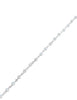 Rosenkranzkette Opalinaglas 4 mm rund poliert Silber 925 Abschnittlänge wird angepasst per cm - Shanti Enterprise AG
