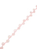 Rosenquarz Strang rosa facettiert Briolette 6.5x6.5 mm AAA mit Plastik-Spacer - Shanti Enterprise AG