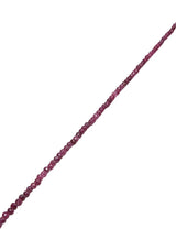 Rubin Strang tief rot facettiert 3 mm AAA (rund 3.4-3,6 mm)