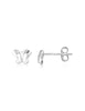 Schmetterling Ohrstecker 7x5 mm Silber 925 - Shanti Enterprise AG
