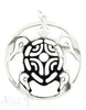 Si-Anhänger: Amulett durchbrochen Schildkröte D: 51 mm, Dicke 1 mm - Shanti Enterprise AG