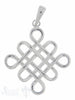 Si-Anhänger: Keltischer Knopf durchbrochen D: 30x26mm Dicke:3.8mm - Shanti Enterprise AG