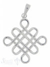Si-Anhänger: Keltischer Knopf durchbrochen D: 30x26mm Dicke:3.8mm - Shanti Enterprise AG