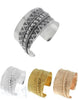 Si-Armspange: Relief gemustert antik 38 mm - Shanti Enterprise AG