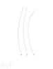 Si-Nadel Kgl.1,3 mm 0,4 mm dick 6 cm lang 44 Stk. pro Pack. ca. 4,4 gr. - Shanti Enterprise AG