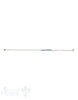 Silber-Armketteli Anker mit kl.Steinen u. Si-Teil: mit aqua Chalcedony Grössenverstellbar 17-20 cm - Shanti Enterprise AG