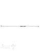 Silber-Armketteli Anker mit kl.Steinen u. Si-Teil: mit grünem Onyx Grössenverstellbar 17-20 cm - Shanti Enterprise AG