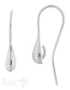 Silber-Brisur Fischhaken mit Öse offen Tropfen 19x 5 mm 1 Pack = 1 Paar - Shanti Enterprise AG