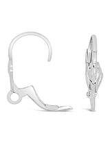 Silber-Brisur: Klappbrisuren mit Muschel Dicke 0.7mm