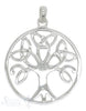 Silberanhänger Baum des Lebens keltisch rund durchbrochen mit Ose 26mm - Shanti Enterprise AG