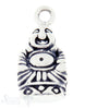 Silberanhänger: Buddha geschwärzt 18x9 mm Dicke: 7mm - Shanti Enterprise AG