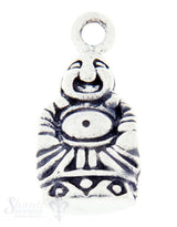 Silberanhänger: Buddha geschwärzt 18x9 mm Dicke: 7mm