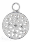Silberanhängerr: Amulett durchbrochen D: 9mm Dicke: 2.4mm mit Öse 1 Pack = 3 Stk. - Shanti Enterprise AG