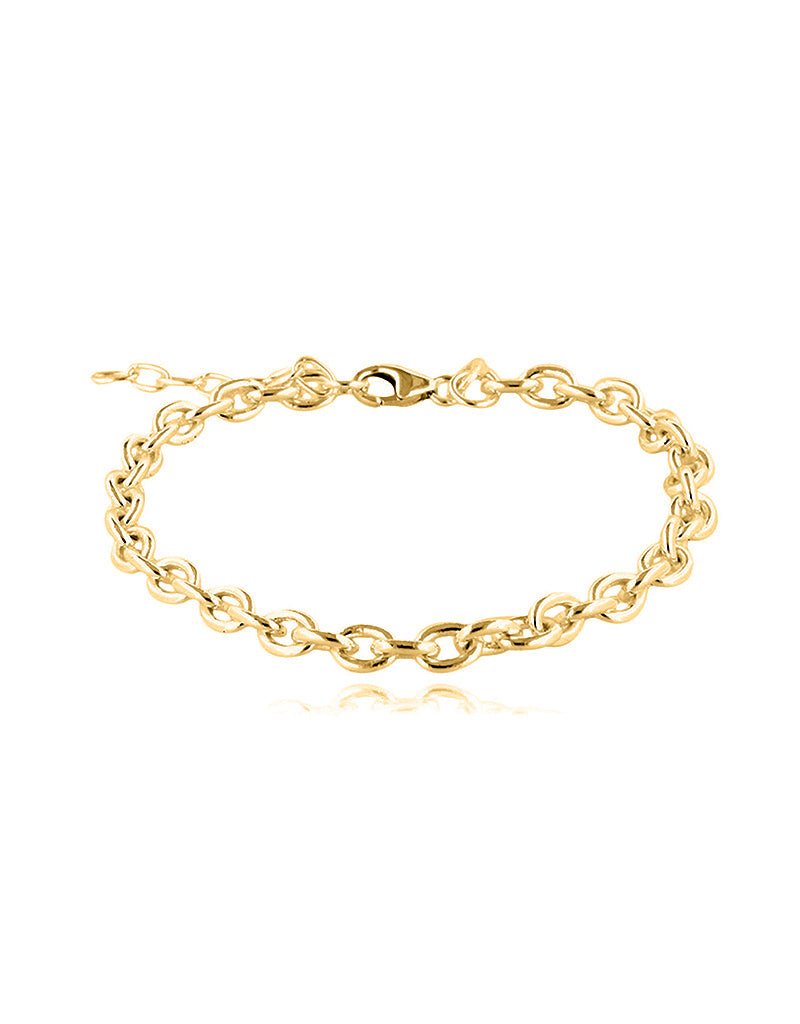 Silberarmkette Anker 6x4,5 mm 16,5-19 cm Grössen verstellbar Karabiner - Shanti Enterprise AG