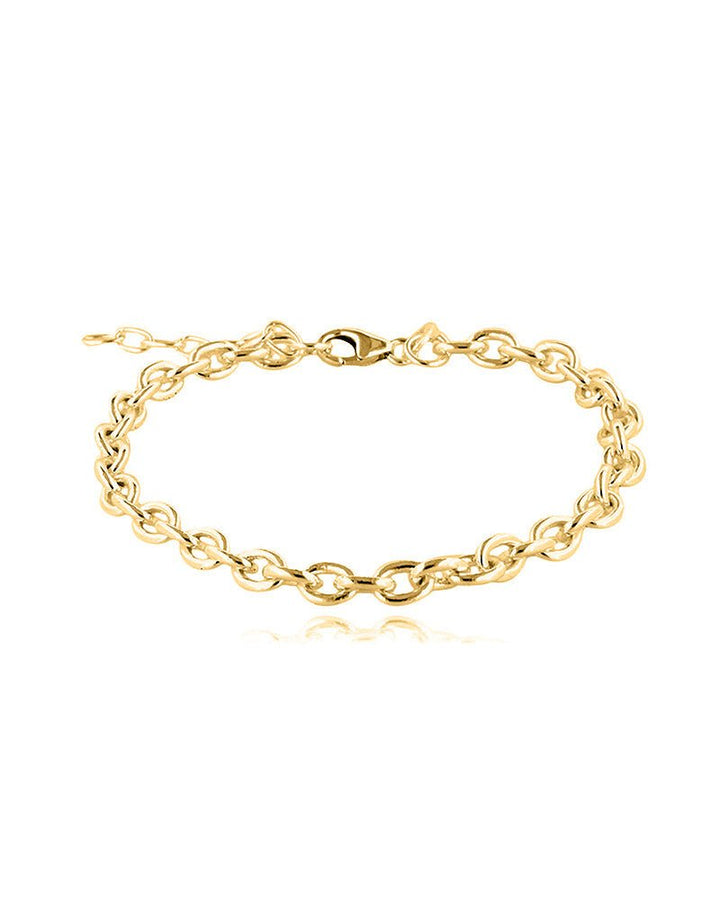 Silberarmkette Anker 6x4,5 mm 16,5-19 cm Grössen verstellbar Karabiner - Shanti Enterprise AG