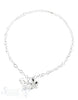Silberarmkette: Anker fein mit Charms:Love u. Schmetterling, Grössenverstellbar 19 cm - Shanti Enterprise AG