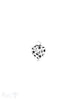 Silberherz bauchig mit Sternen / Mond 14x11 mm Dicke: 5mm geschwärzt 1 Pack = 3 Stk. - Shanti Enterprise AG