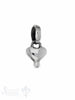 Silberherz glatt mit Tropfen 10.00 x 13.50 mm - Shanti Enterprise AG