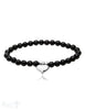 Silberherz mit Edelsteine Armband 6 mm - Shanti Enterprise AG