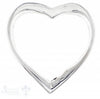 Silberherz - Rahmen glatt 49.50 x 50.00 mm - Shanti Enterprise AG