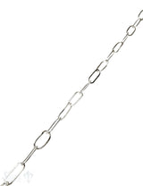 Silberkette Anker länglich flach 16.6x6.3 mm Dicke 0.75 mm 1m ca. Fr. 45.00 Abschnittlänge wird angepasst per cm