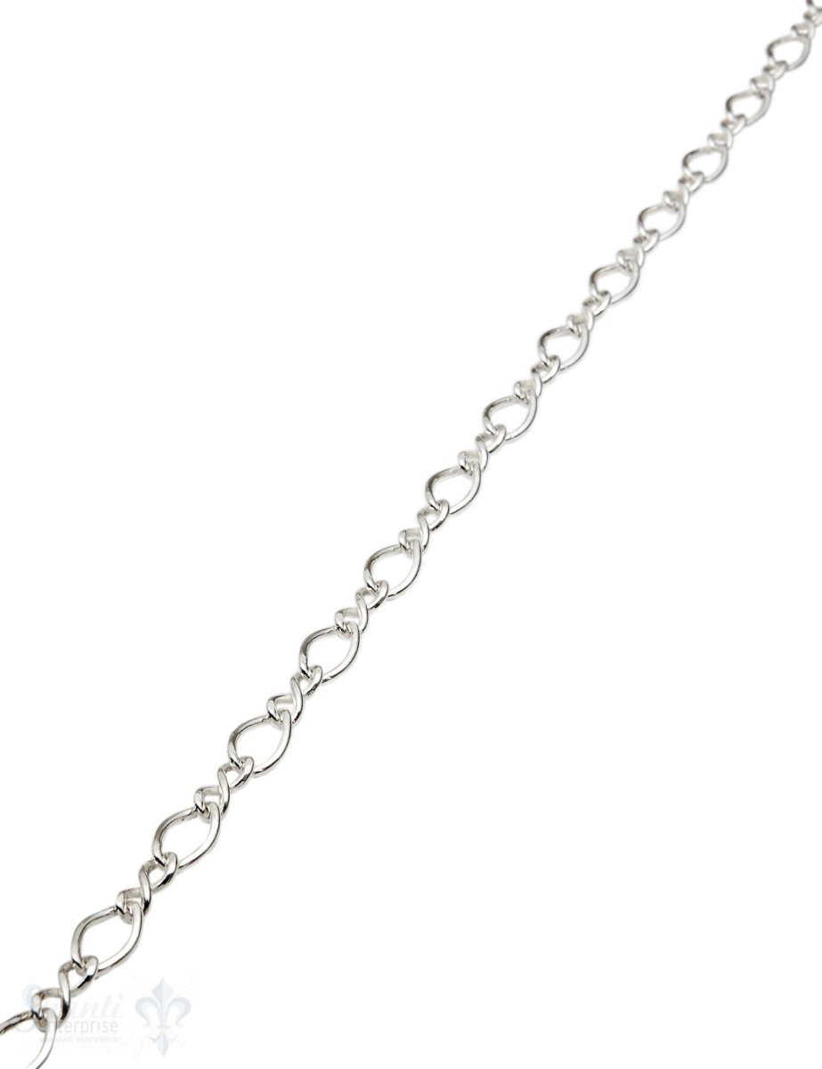 Silberkette Anker mit Infinity-Verbindung 17x6.5 m m 10x6.5 mm Infinity 9.6x4 mm Meter ca. Fr. 84.70 - Shanti Enterprise AG