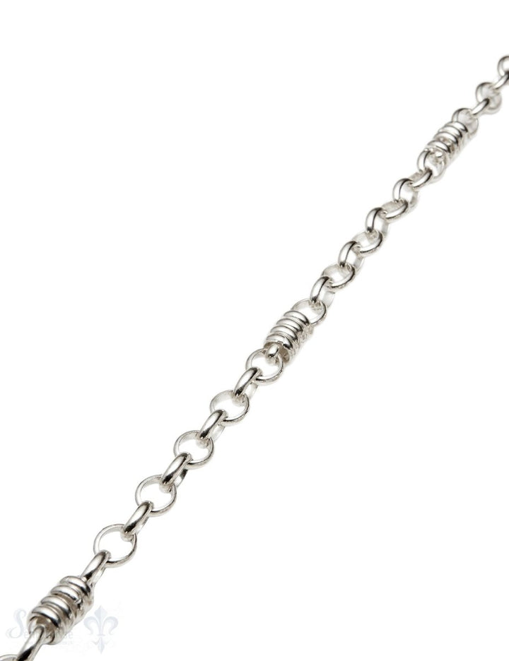 Silberkette Anker Ringe abwechselnd 70x7 mm Anker 9x7.2 Ringe 14x7 mm 1m ca. Fr. 185.00 Abschnittlänge wird angepasst per cm - Shanti Enterprise AG