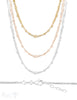 Silberkette Choker venezian 1 mm 2-reihig mit Kugeli Grössen verstellbar Karabiner - Shanti Enterprise AG
