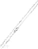 Silberkette Fantasie Anker 6,2x2,7 mm 36-42 cm länglich flach kantig mit Karabiner flach eq Grössen - Shanti Enterprise AG