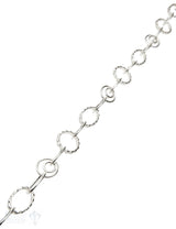 Silberkette Fantasieteile verbunden mit Anker flac h 70x14 mm 1 m ca. Fr. 145.00 Abschnittlänge wird angepasst per cm