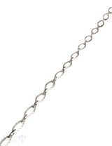 Silberkette gerillt Navette kantig klein gross 21x 8 mm 1 Meter ca. Fr. 97.00 Abschnittlänge wird angepasst per cm