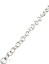 Silberkette oval rund abwechselnd 21x12 mm Dicke 1 .8 mm  1 m ca. Fr. 204.00 Abschnittlänge wird angepasst per cm