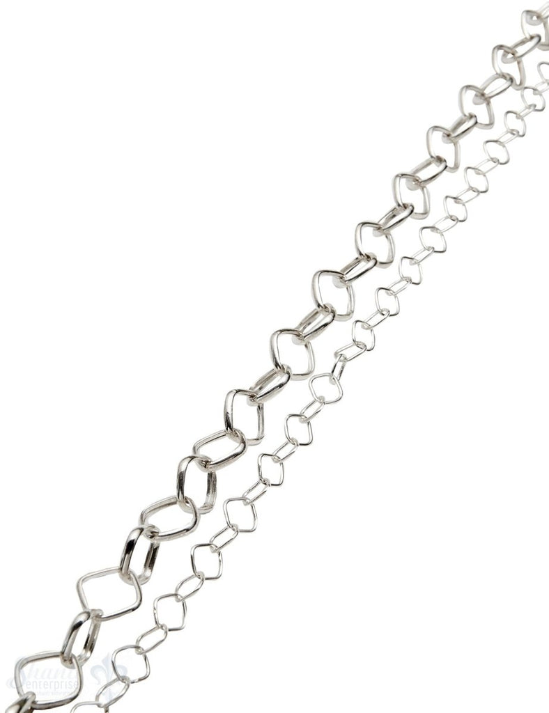 Silberkette Quadrat (Abschnittlänge wird angepasst) per cm - Shanti Enterprise AG