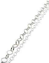 Silberkette Quadrat (Abschnittlänge wird angepasst) per cm