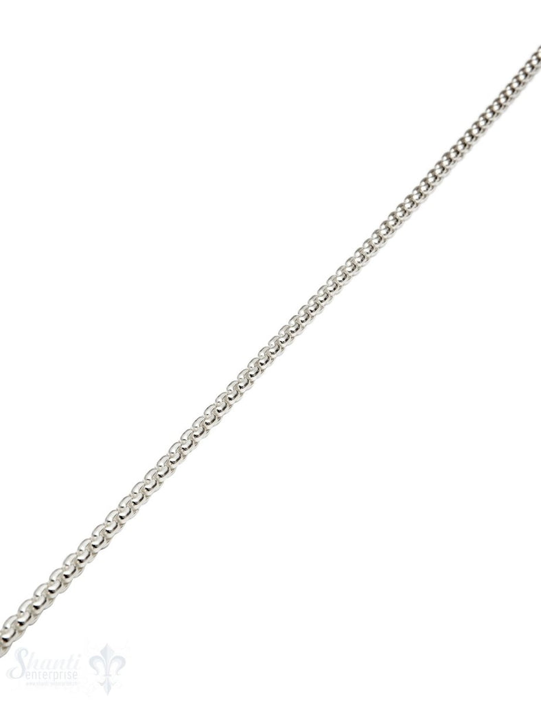 Silberkette quadratisch 4,2x4,2 mm Dicke 2.2 mm Meter ca. Fr. 179.00 Abschnittlänge wird angepasst per cm - Shanti Enterprise AG