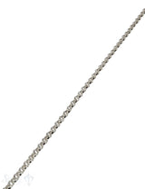 Silberkette Rollo flach kantig 3,7 mm Dicke 1.4 mm 1 Meter ca. Fr. 61.00 Abschnittlänge wird angepasst per cm