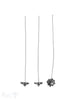 Silbernadel geschwärzt 60x0.8 mm Blume 8 Stk./Pack ca. 5 gr. - Shanti Enterprise AG