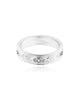 Silberring 5mm matt mit fl.Fisch mit Zironia weiss - Shanti Enterprise AG