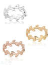 Silberring Blattranke fein eq - Shanti Enterprise AG