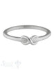 Silberring fein mit Infinity integriert Gr. 50 - Shanti Enterprise AG