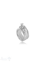 Silberring Frosch in Silber schmal