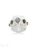 Silberring gebogen 5 Steine: Labradorit 18 mm breit - Shanti Enterprise AG