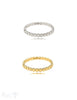 Silberring gepunktet flach 2,4 mm ec - Shanti Enterprise AG